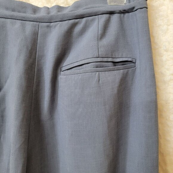 Banana Republic Casual Pants‎ Womens 10 Gray 28X32 High rise Wide Leg Pockets - Picture 4 of 9